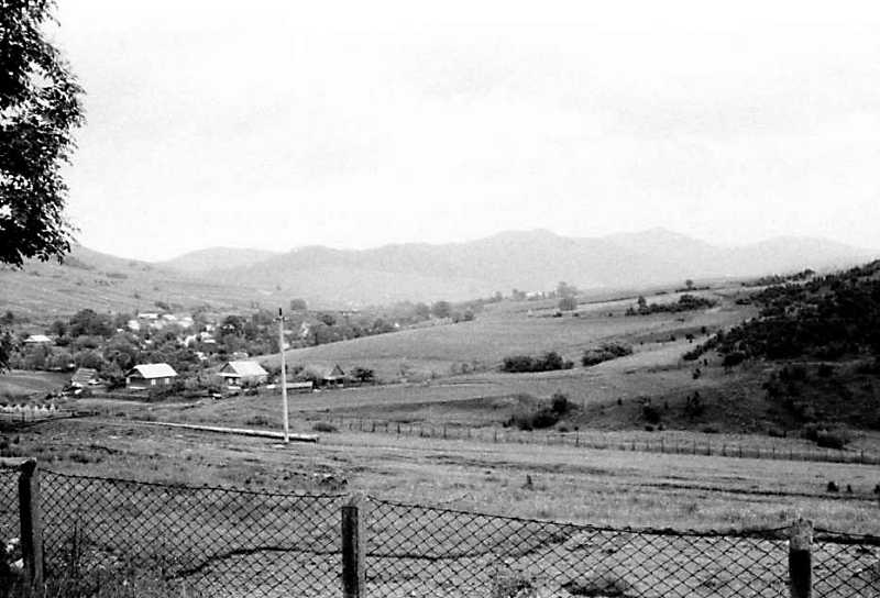 1990 р. Краєвид у селі Явори