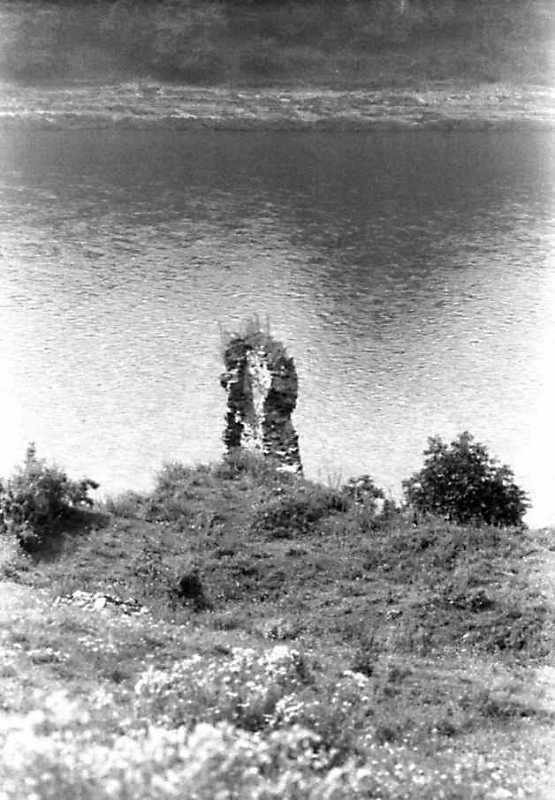 1991 р. Залишок муру. Вигляд із заходу