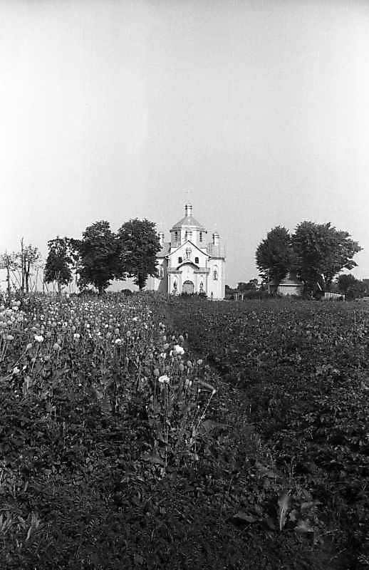 1993 р. Церква і дзвіниця. Вигляд із…