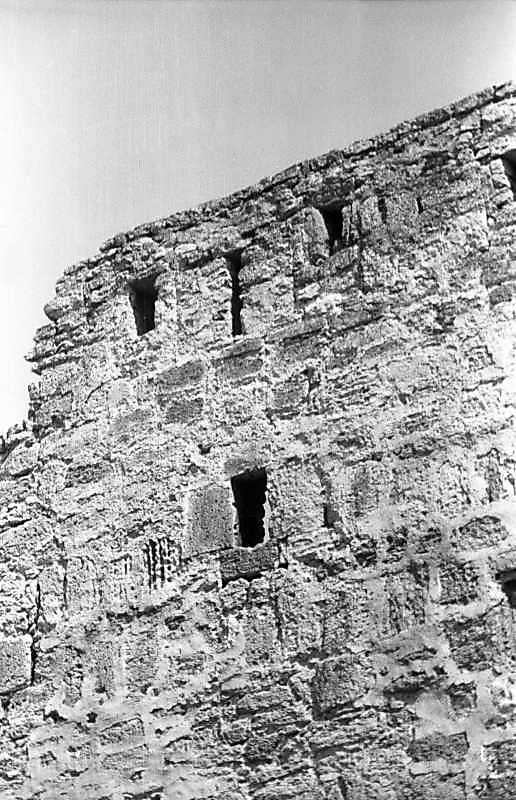 Фрагмент верхньої частини західного муру