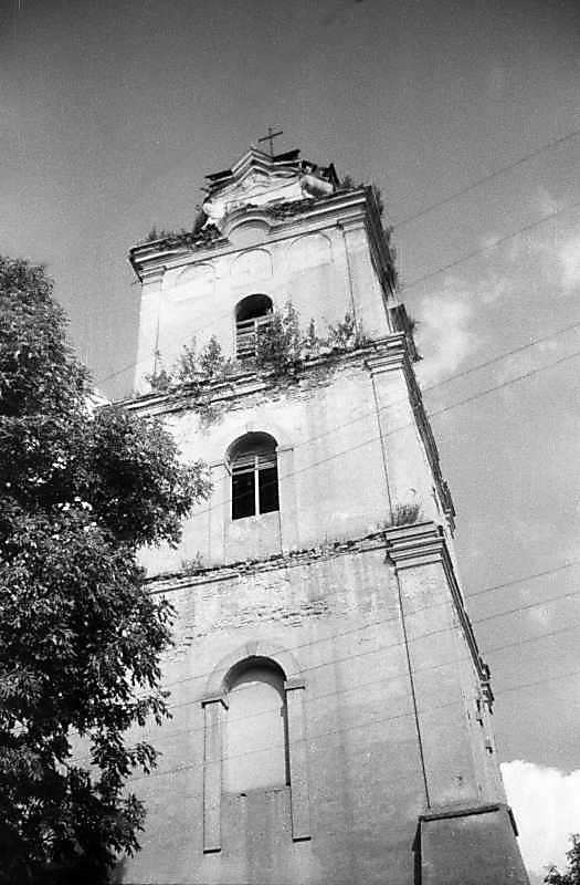 1997 р. Башта костелу. Верхні яруси