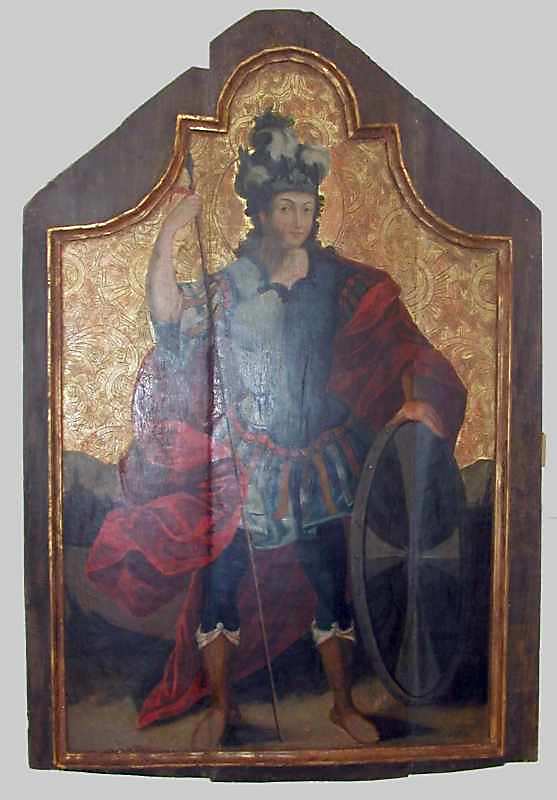 Св.Георгій. 18 ст. Дерево, олія,…