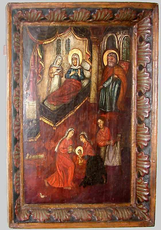 Різдво богородиці. 18 ст. (?) Дерево,…