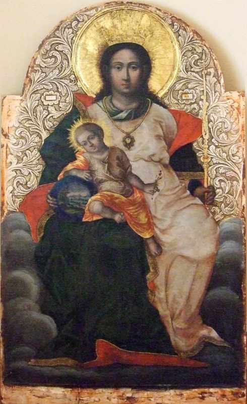 Богоматір-цариця з немовлям