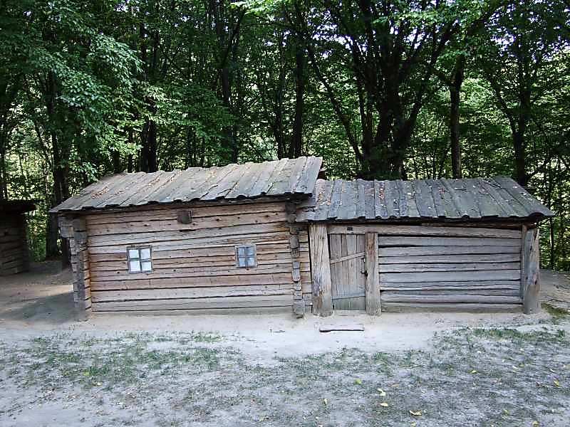 Хата із с.Блажове Рокитнівського р-ну Рівненської обл., 19 ст. (дерев.)… Хата із с.Блажеве