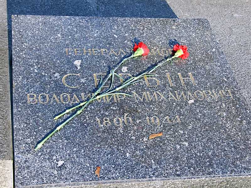 7 листопада 2008 р. Фото М.І.Жарких. 423.1.25. Могила Сербіна В. М. (іст.). … Надгробок В.М.Сербіна