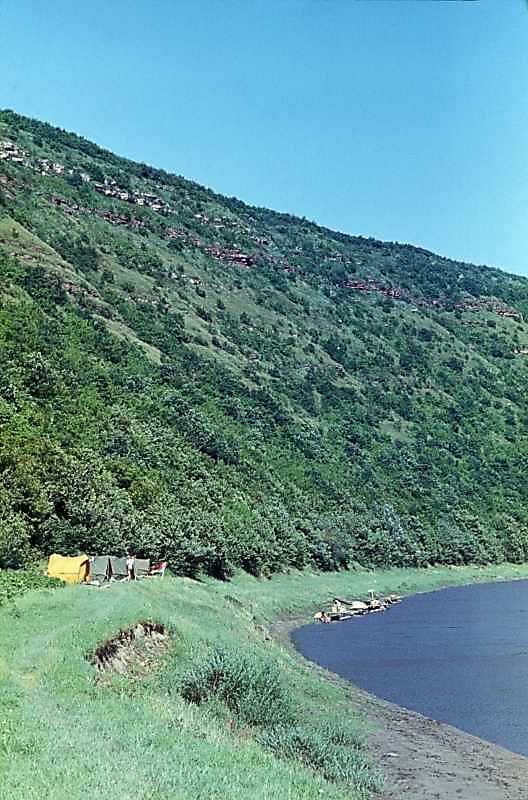 1988 р. Табір експедиції “Дністер” під…