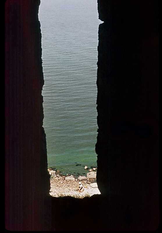 1986 р. Вид на лиман крізь бійницю