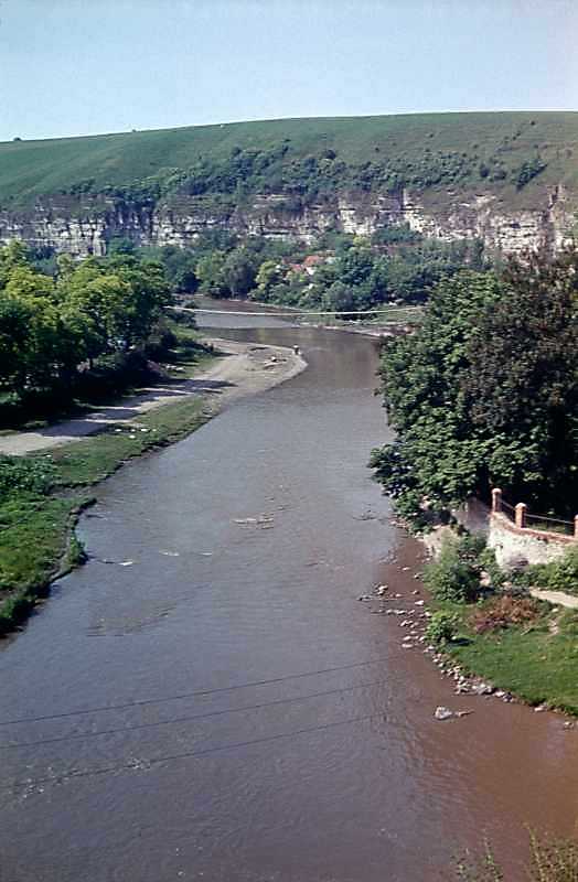 1977 р. Вид на р.Смотрич з півночі, з…