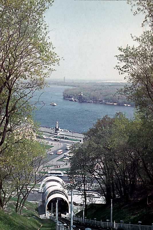 1979 р. Вид на трасу фунікулера і…