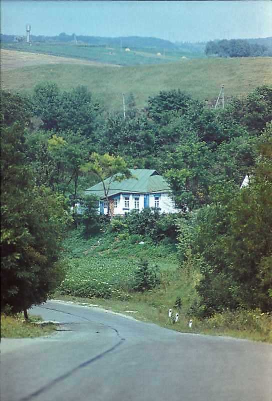 1985 р. Краєвид з дорогою і хатою
